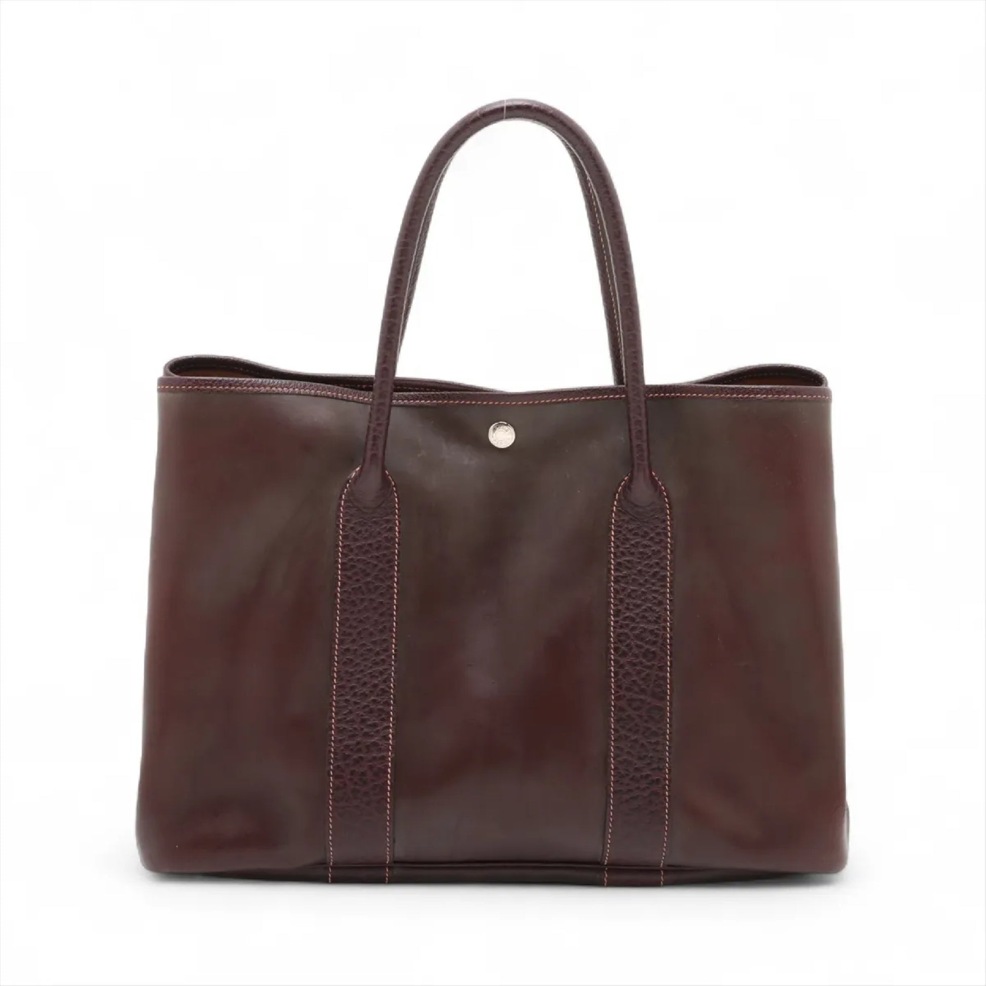 HERMES Garden Party 36 PM Amazonia x Buffle Tote Bag