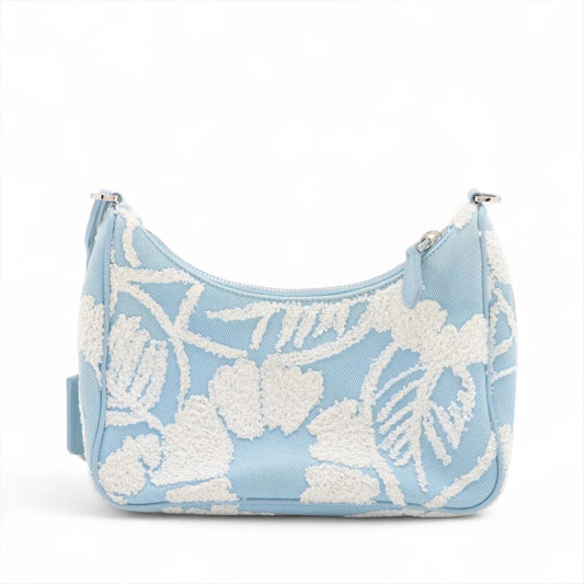 PRADA Canvas 2-Way Shoulder Bag 2 Pouches & Straps Shoulder Bag