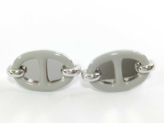 HERMES HERMES Hermes Mini Maillon Earrings