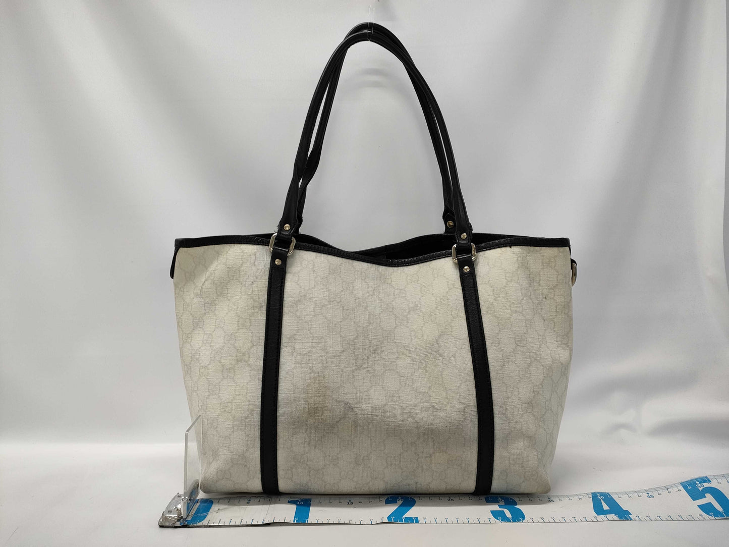 GUCCI 197953 Handbag GG Supreme Leather Tote Bag
