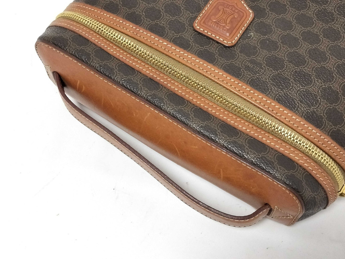 CELINE Macadam Vanity Handbag