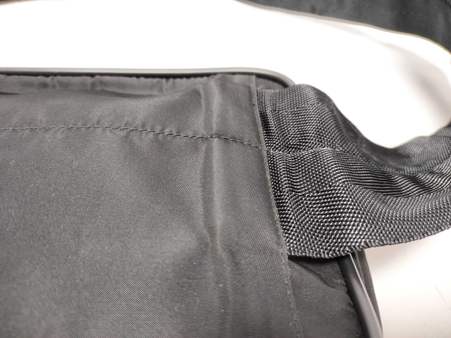 PRADA nylon waist bag, black body bag