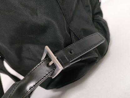 PRADA nylon Prada backpack, black nylon backpack