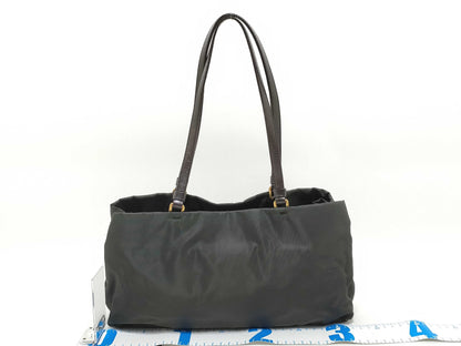 PRADA Nylon PRADA Triangle Logo Handbag Tote Bag