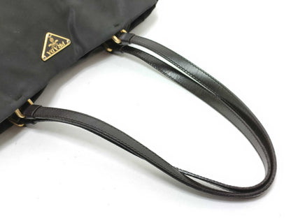 PRADA Nylon PRADA Triangle Logo Handbag Tote Bag