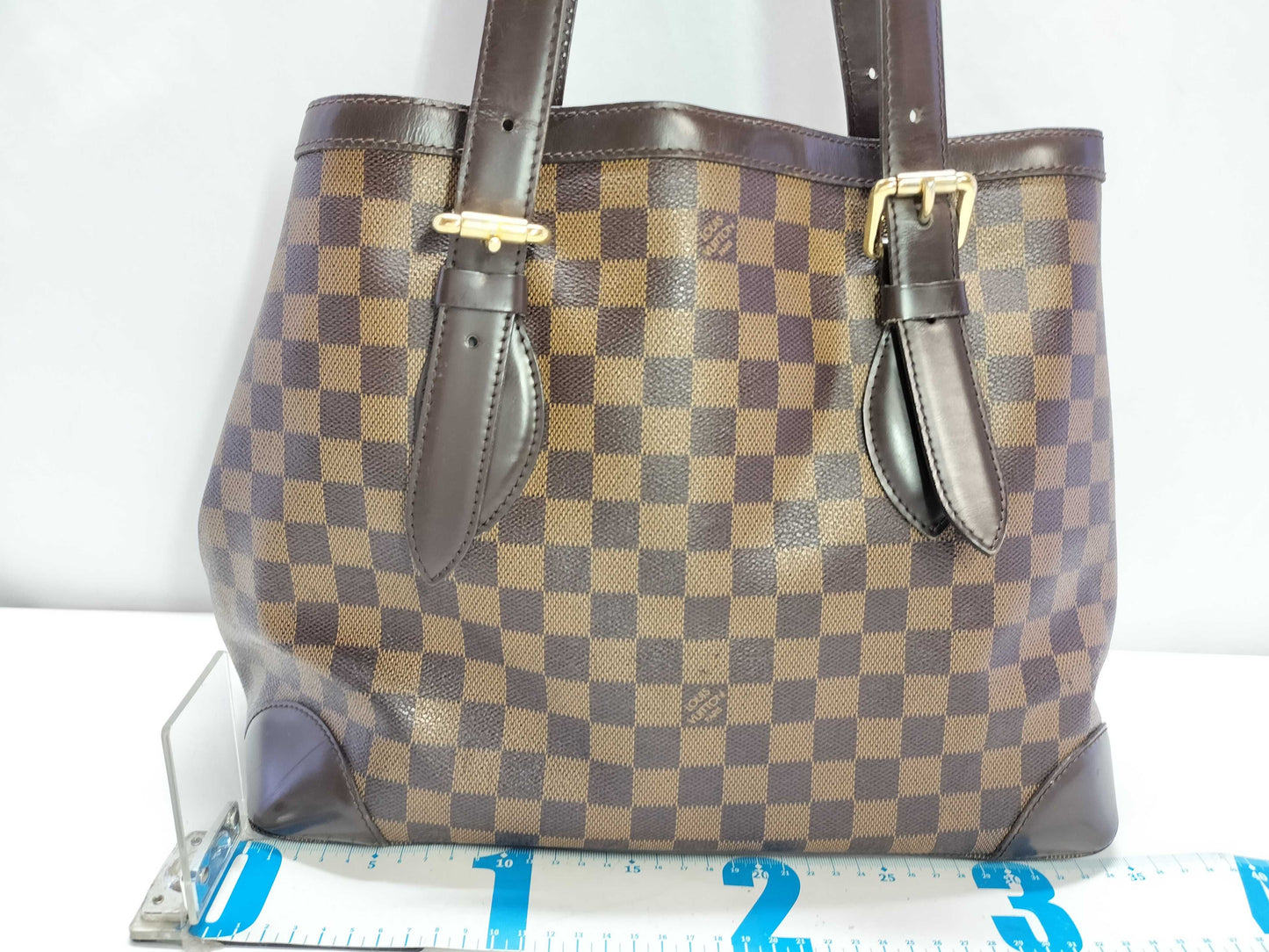 LOUIS VUITTON Damier LOUIS VUITTON Louis Vuitton Hampstead Damier Tote Bag