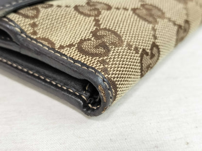 GUCCI GG Canvas GUCCI Folding Wallet