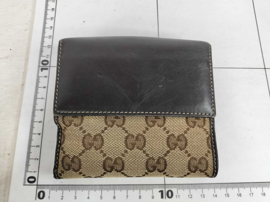 GUCCI GG Canvas GUCCI Folding Wallet