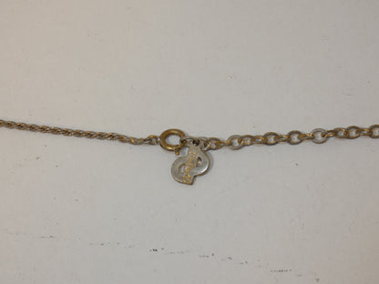 Dior Logo Circle GP Necklace