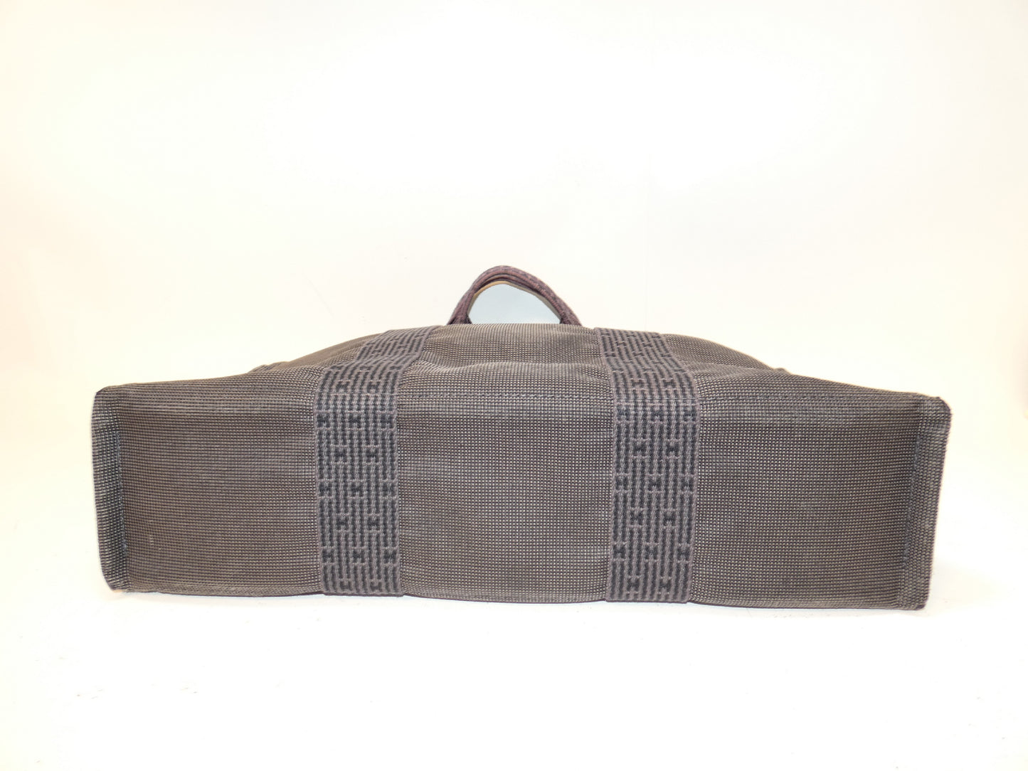 HERMES Air Line Canvas Handbag