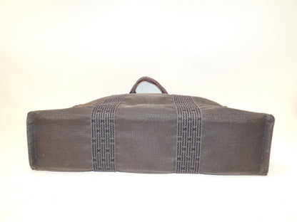 HERMES Air Line Canvas Handbag