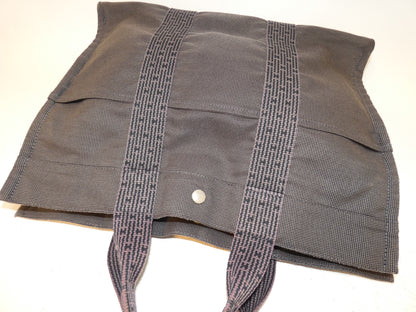 HERMES Air Line Canvas Handbag