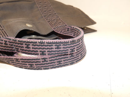 HERMES Air Line Canvas Handbag