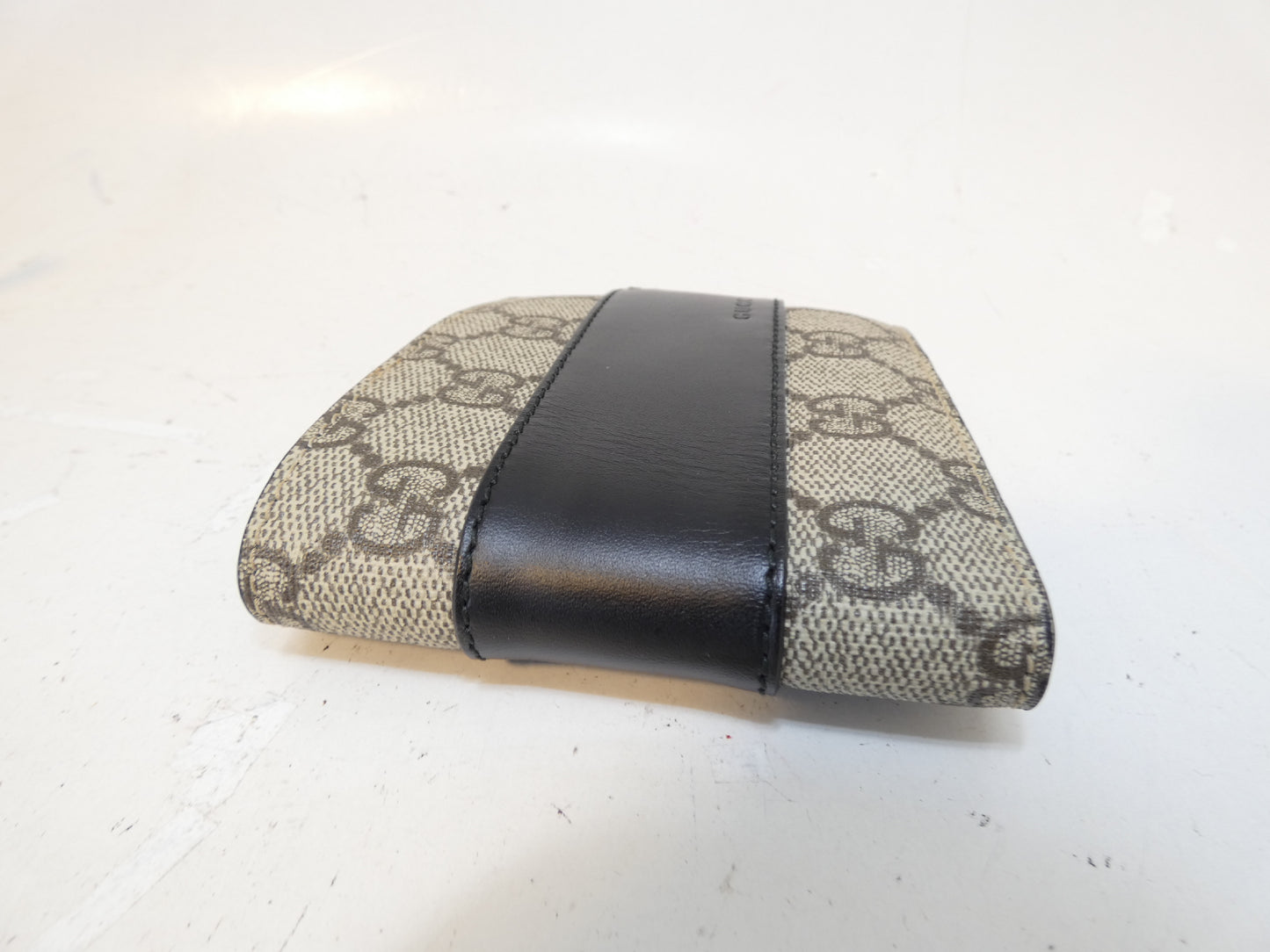 GUCCI GG Supreme Leather Black Wallet