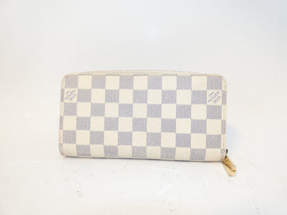 LOUIS VUITTON Damier Azur Zippy Long Wallet