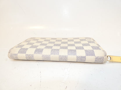 LOUIS VUITTON Damier Azur Zippy Long Wallet