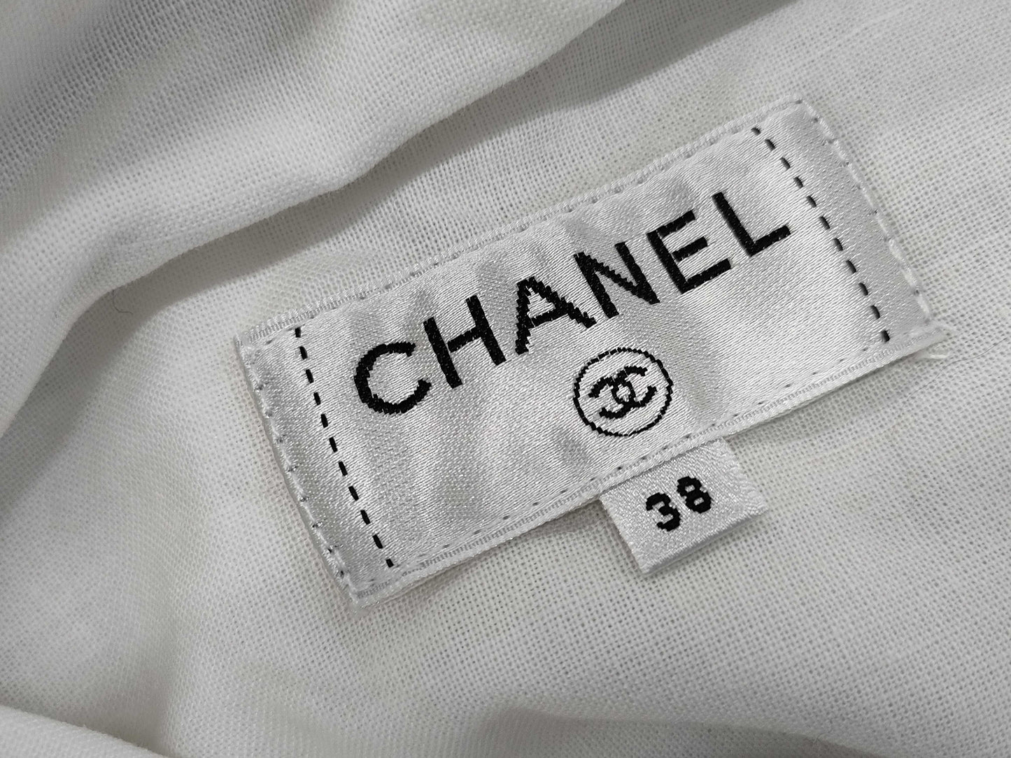 CHANEL Sleeveless Blouse Shirt Size 38 Tops