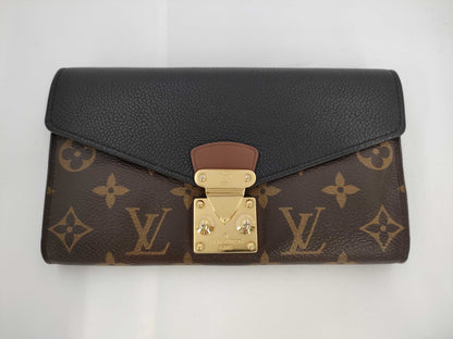 LOUIS VUITTON Monogram Portefeuille Pallas Noir Wallet