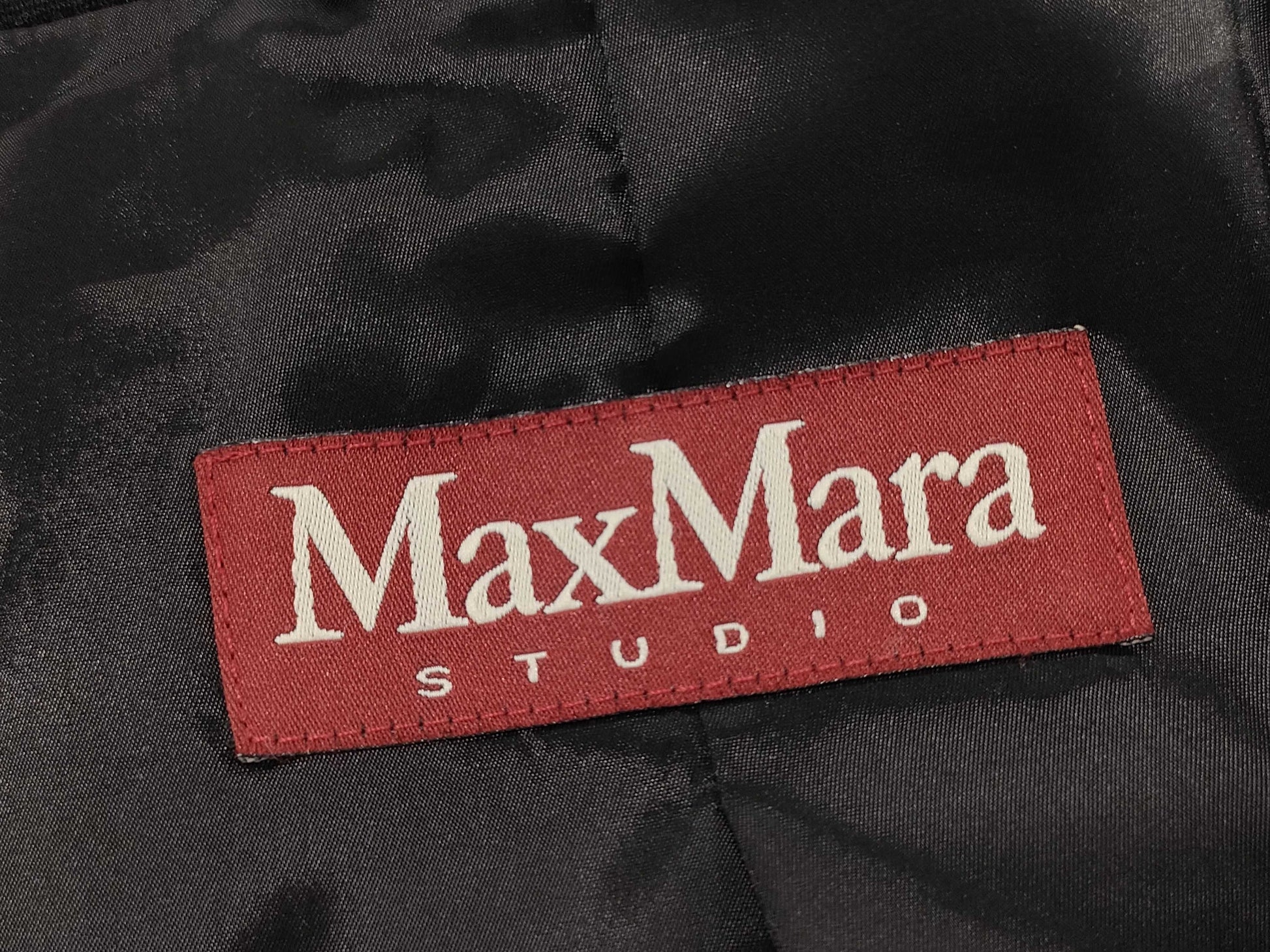 MaxMara coat, black, size 42