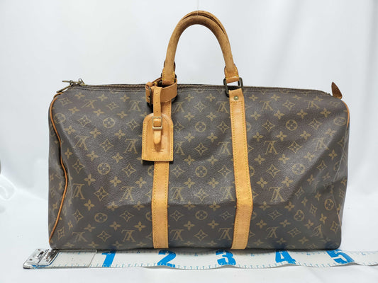 LOUIS VUITTON Monogram Louis Vuitton Keepall 50 M41416 Boston Bag