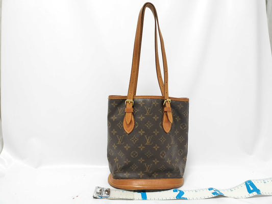 LOUIS VUITTON Monogram Louis Vuitton Bucket M42238 Tote Bag