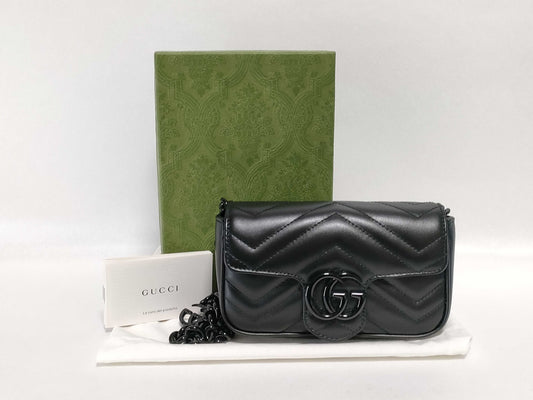 GUCCI GUCCI Waist Pouch GG Marmont Shoulder Bag