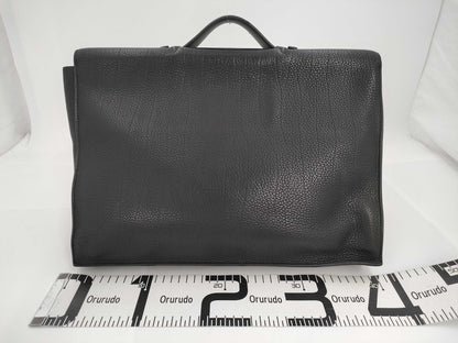 HERMES Business Bag Sack Ade Pesch 41 Black Fjord □H Business Bag