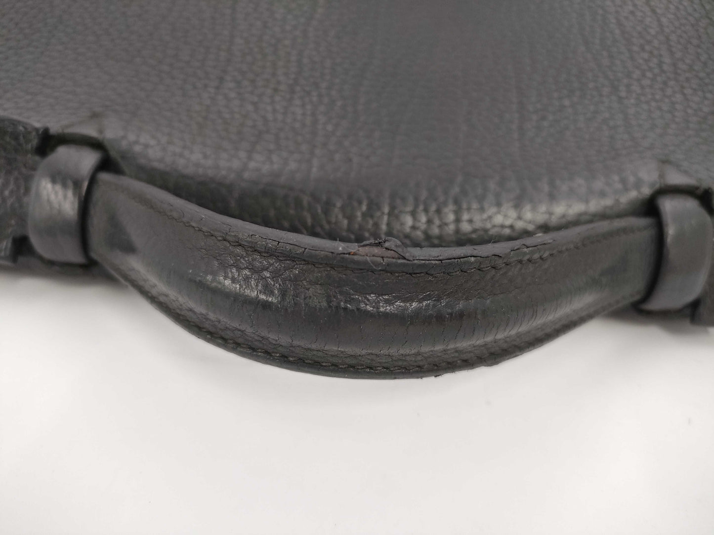 HERMES Business Bag Sack Ade Pesch 41 Black Fjord □H Business Bag
