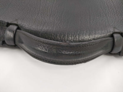 HERMES Business Bag Sack Ade Pesch 41 Black Fjord □H Business Bag