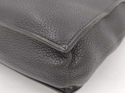 HERMES Business Bag Sack Ade Pesch 41 Black Fjord □H Business Bag