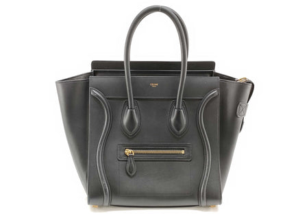 CELINE Luggage Micro Shopper Handbag