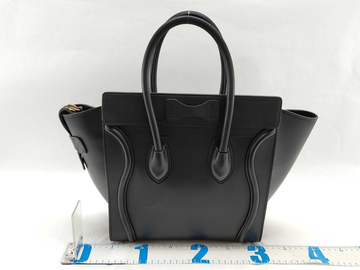 CELINE Luggage Micro Shopper Handbag