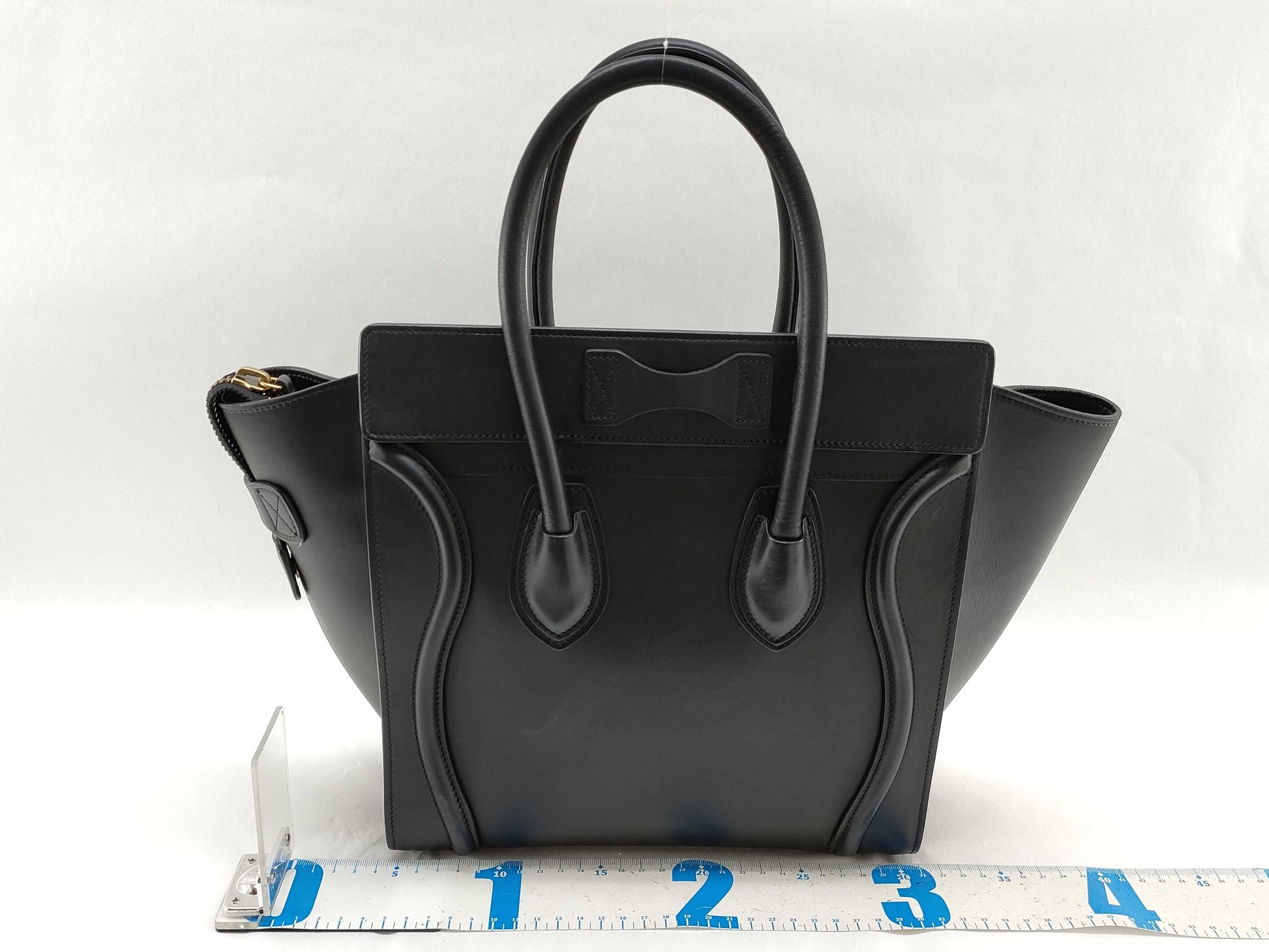 CELINE Luggage Micro Shopper Handbag