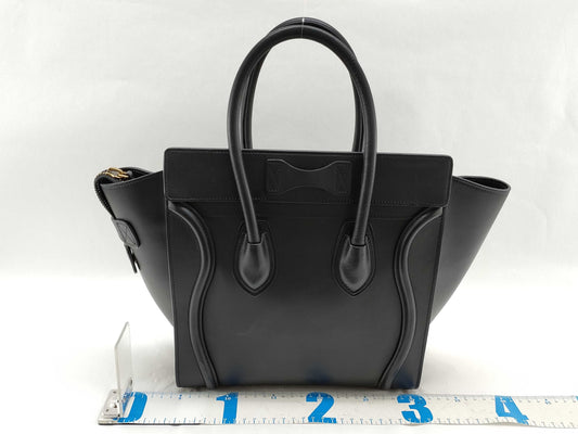 CELINE Luggage Micro Shopper Handbag