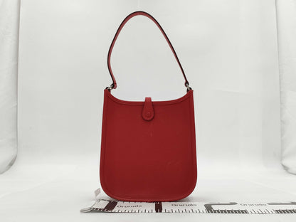 HERMES HERMES Shoulder Bag Evelyn TPM Vermillion Vo Epson □I Engraved Bag