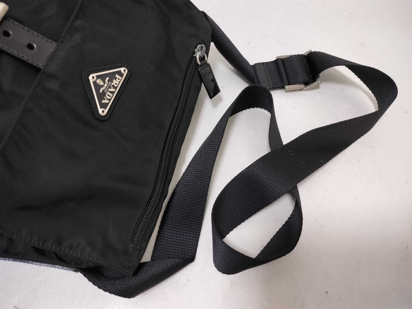 PRADA Nylon PRADA Prada Nylon Shoulder Bag Black Shoulder Bag