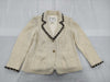 CHANEL Vintage Coco Button Tweed Off-White #42 06A Jacket