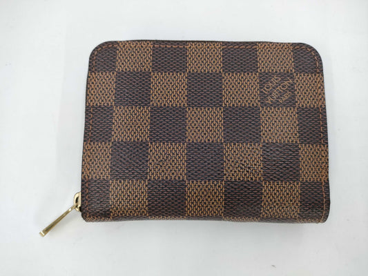 LOUIS VUITTON Damier Zippy Coin Purse N63070 TS4107 Card Case, Pass Case, Business Card Case