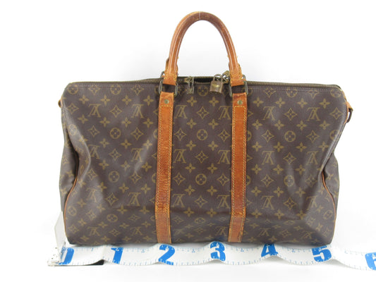 LOUIS VUITTON Monogram Keepall 50 M41426 VI971 Boston Bag