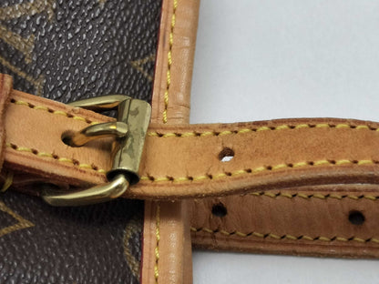 LOUIS VUITTON Monogram Bucket PM M42238 FL0041 Brown Tote Bag