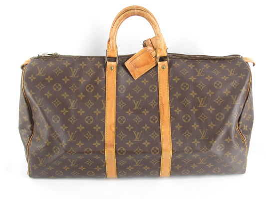 LOUIS VUITTON Monogram Keepall 55 M41424 844SD Boston Bag