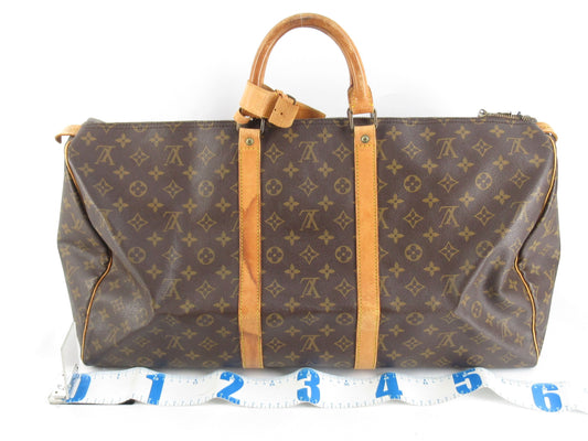 LOUIS VUITTON Monogram Keepall 55 M41424 844SD Boston Bag