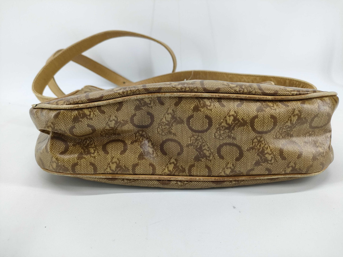 CELINE C Macadam Shoulder Bag