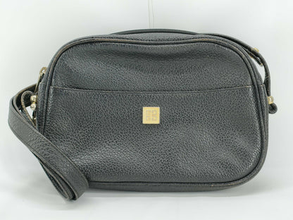 GIVENCHY Givenchy Leather Shoulder Bag Black Shoulder Bag
