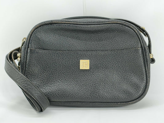 GIVENCHY Givenchy Leather Shoulder Bag Black Shoulder Bag
