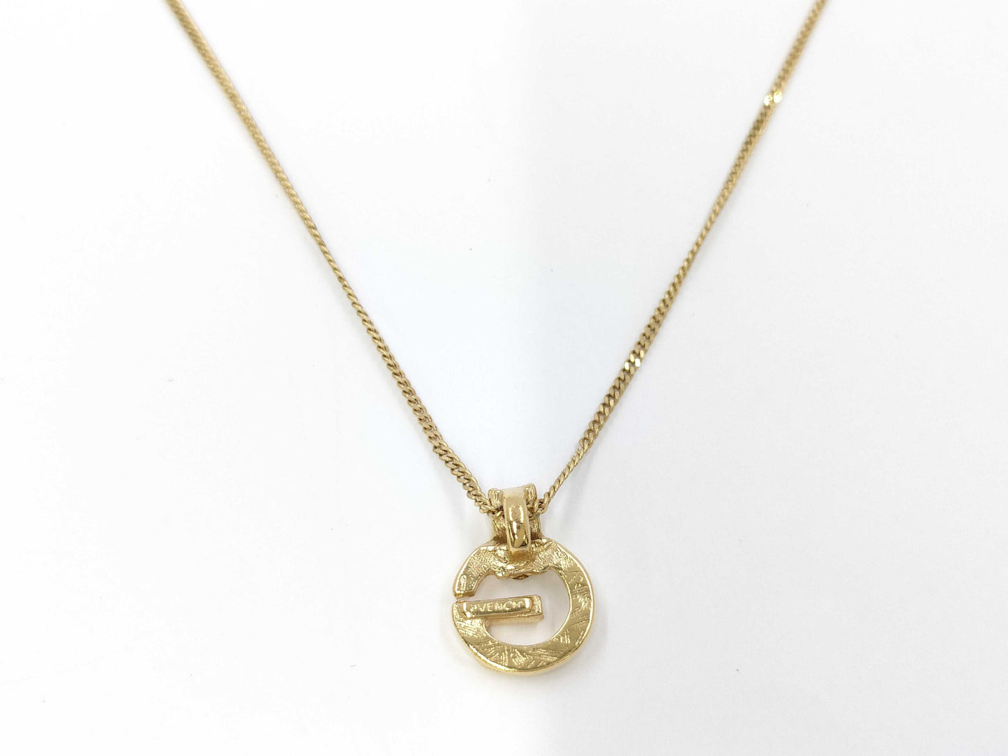 GIVENCHY Givenchy Logo Rhinestone Necklace Necklace