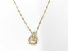 GIVENCHY Givenchy Logo Rhinestone Necklace Necklace