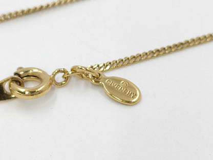 GIVENCHY Givenchy Logo Rhinestone Necklace