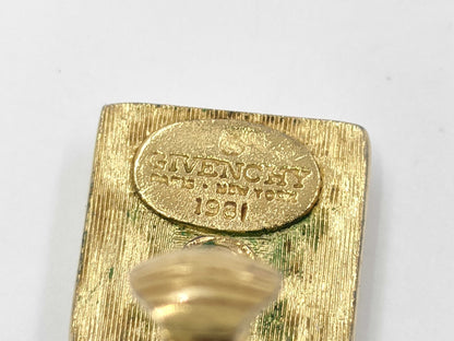 GIVENCHY Givenchy Logo Square Earrings