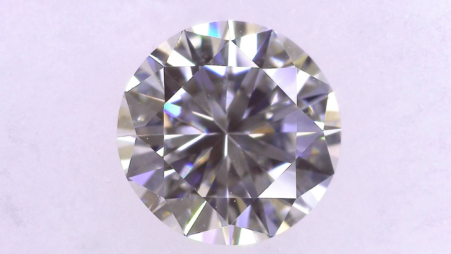 1.012ct F VVS-2 GOOD/GD/GD NONE NATURAL 6.26-6.37×3.99mm Loose Diamond